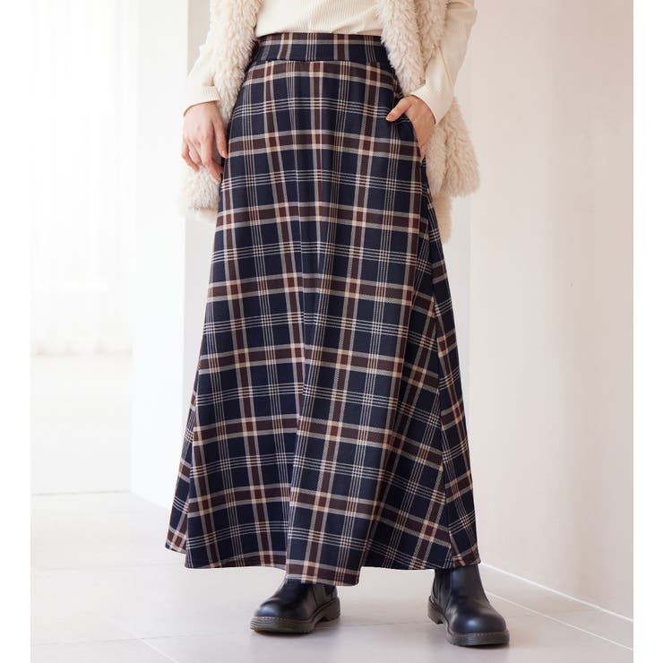 裏ファーフレアーマキシスカート[品番：ATTW0007404]｜Viola e Viola