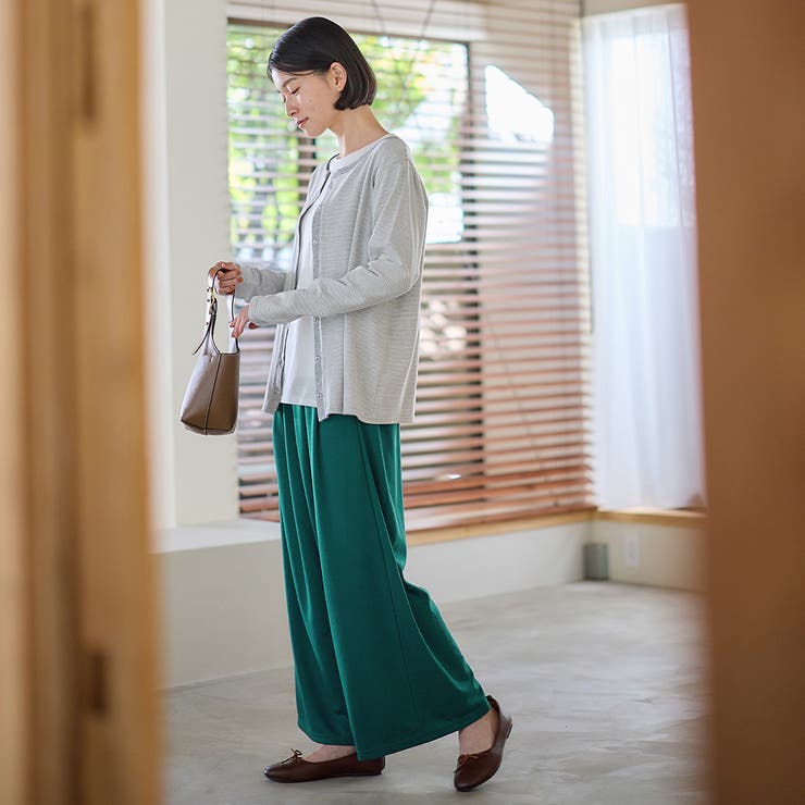 楽ちんきれい美脚ワイドパンツ | Viola e Viola | 詳細画像19 
