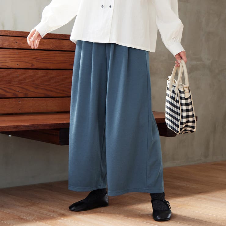 楽ちんきれい美脚ワイドパンツ | Viola e Viola | 詳細画像25 