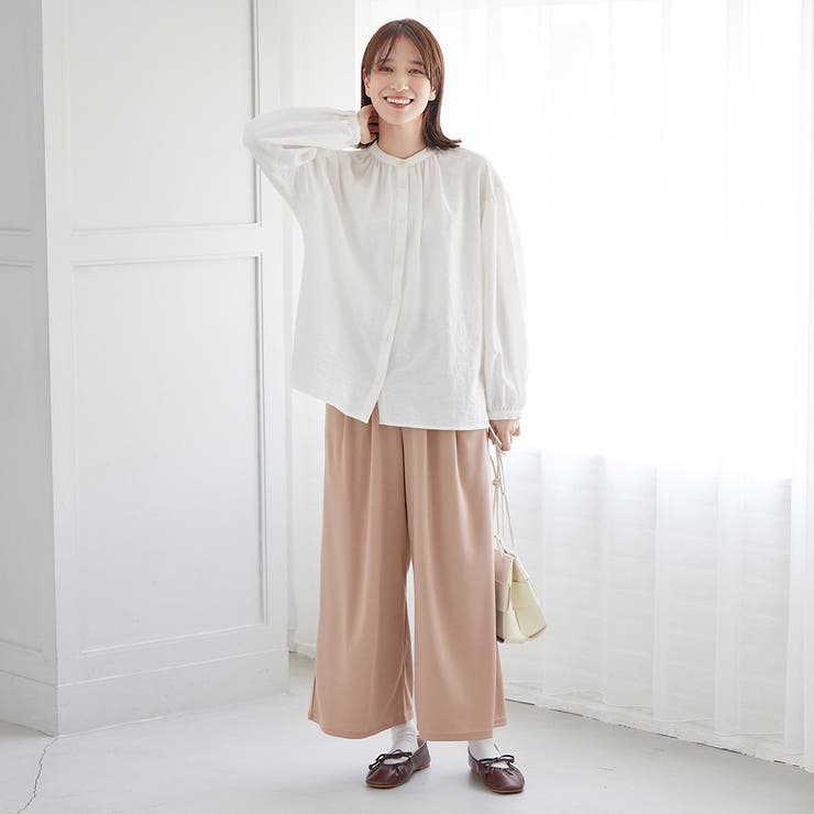 楽ちんきれい美脚ワイドパンツ | Viola e Viola | 詳細画像36 