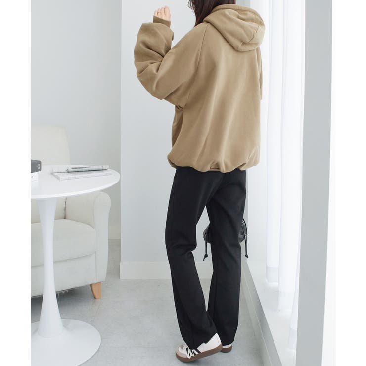 裏起毛パフ袖ゆったりパーカー       | alotta | 詳細画像20 