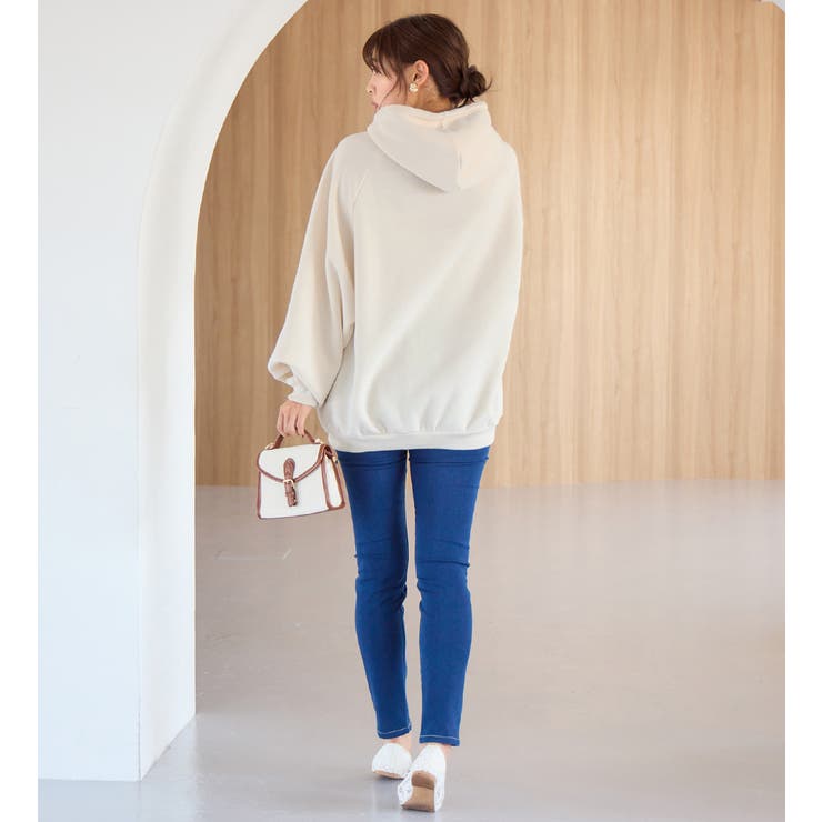 裏起毛パフ袖ゆったりパーカー       | alotta | 詳細画像26 