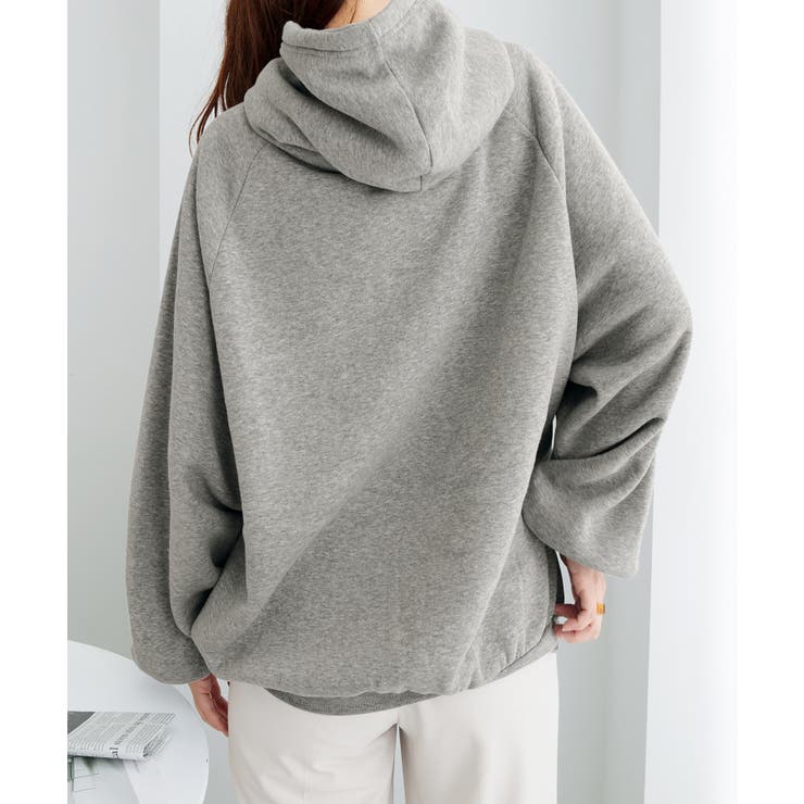 裏起毛パフ袖ゆったりパーカー       | alotta | 詳細画像35 