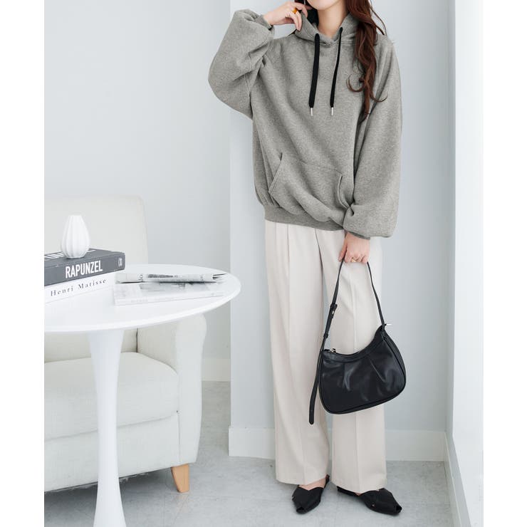 裏起毛パフ袖ゆったりパーカー       | alotta | 詳細画像37 