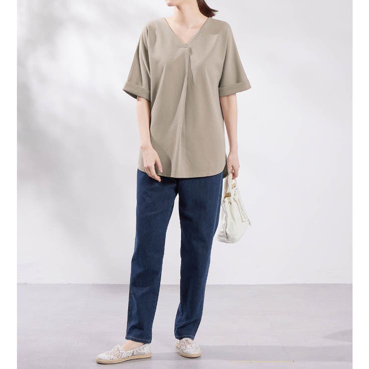 すっきりＶネックＴシャツブラウス | Viola e Viola | 詳細画像14 