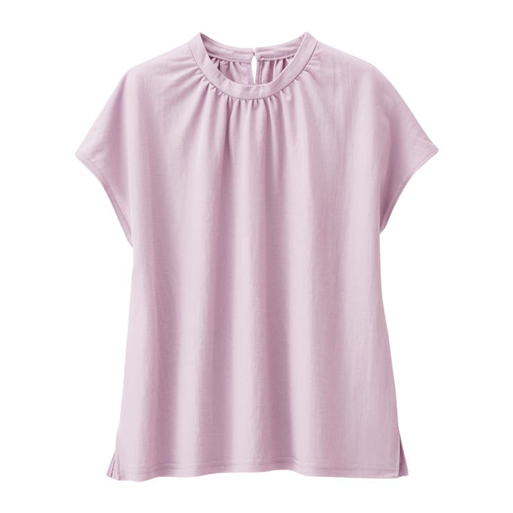 ラベンダーピンク | ギャザーデザインカットソーブラウス | alotta
