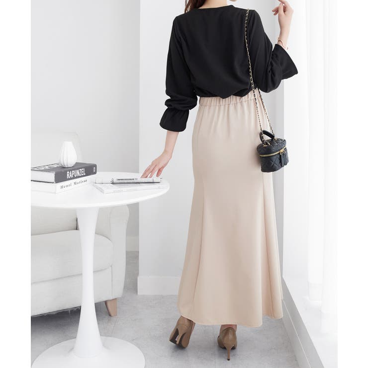 キャンディースリーブハートネックブラウス | alotta | 詳細画像5 