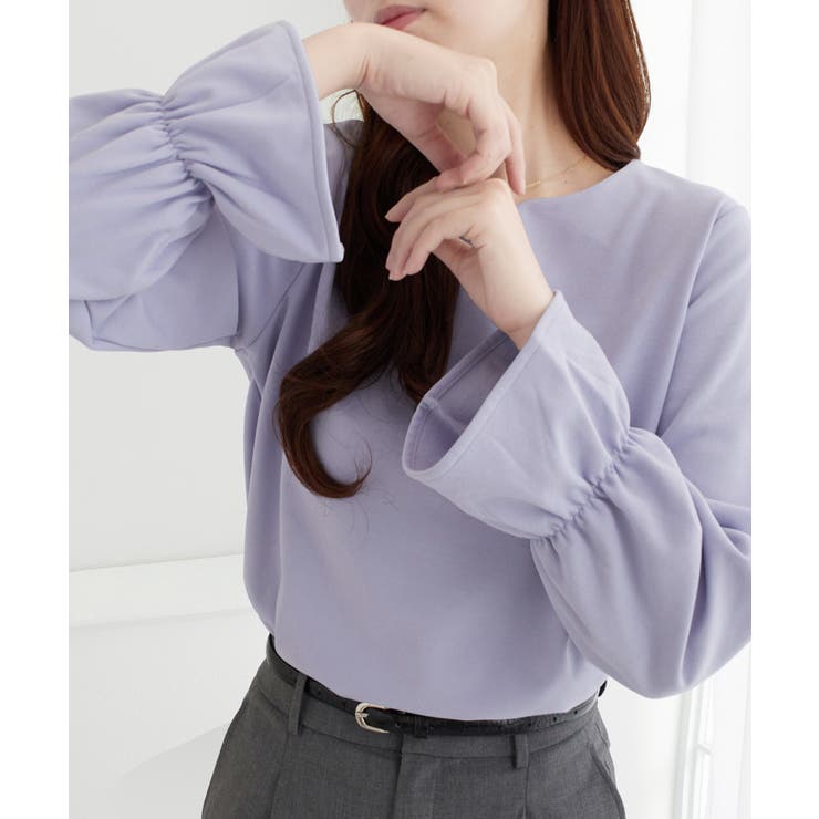 キャンディースリーブハートネックブラウス | alotta | 詳細画像19 