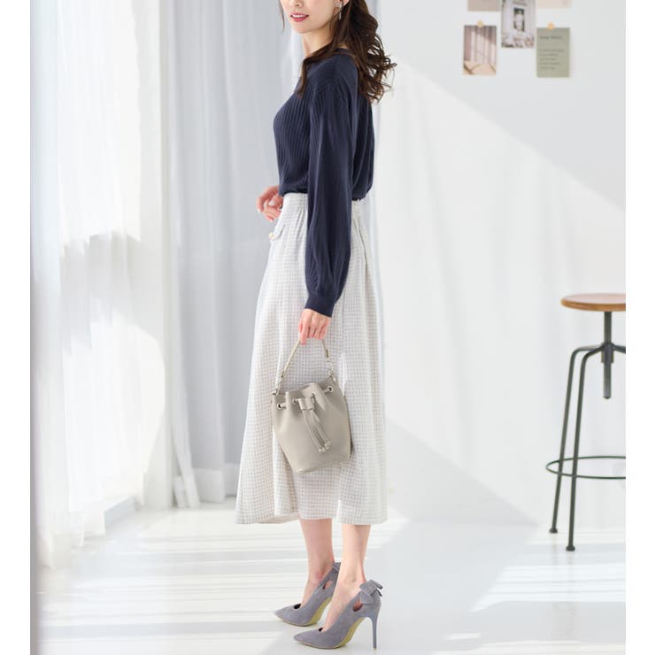 カシミヤタッチボリューム袖ニット | alotta | 詳細画像14 