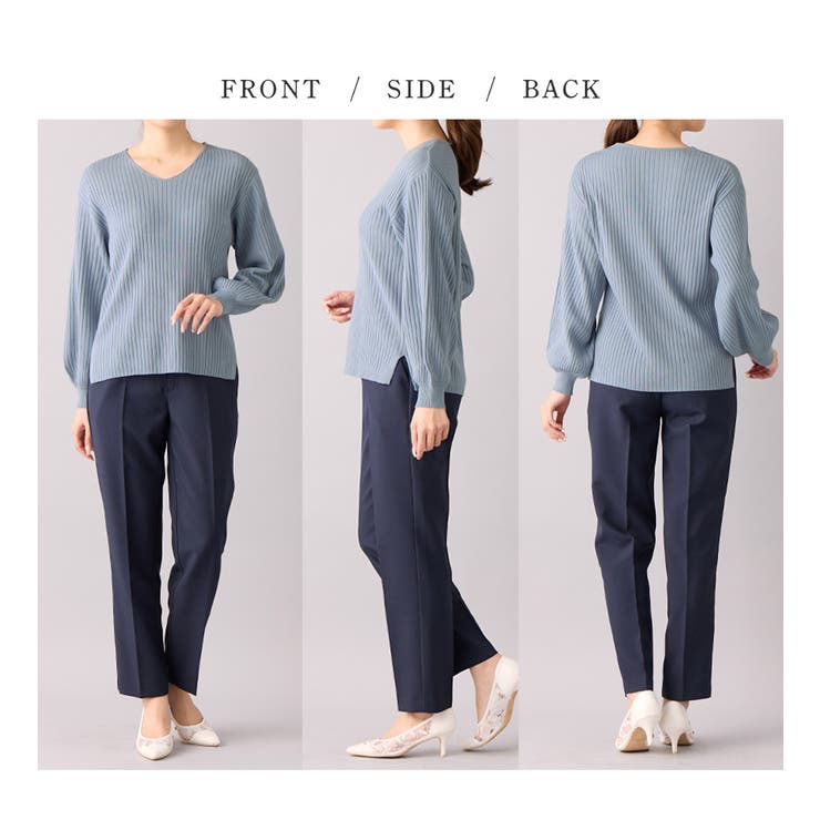 カシミヤタッチボリューム袖ニット | alotta | 詳細画像4 