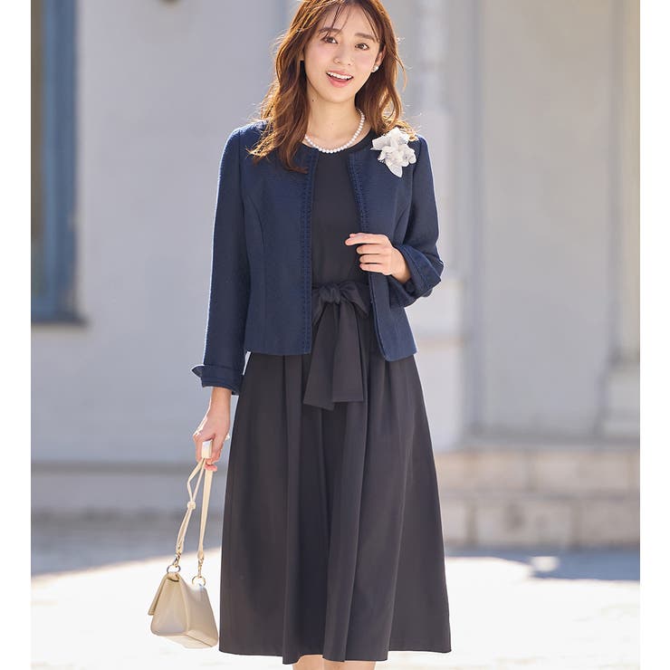 Honnete Tie collar dress - poooL (online shop)