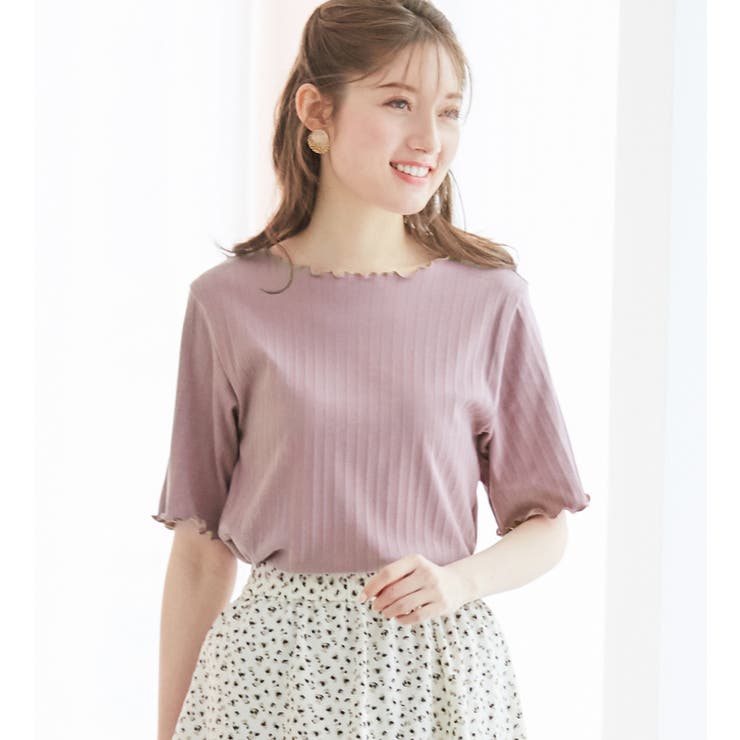 メロウ使いテレコリブＴシャツ | alotta | 詳細画像12 