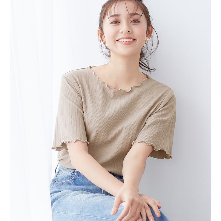 メロウ使いテレコリブＴシャツ | alotta | 詳細画像13 