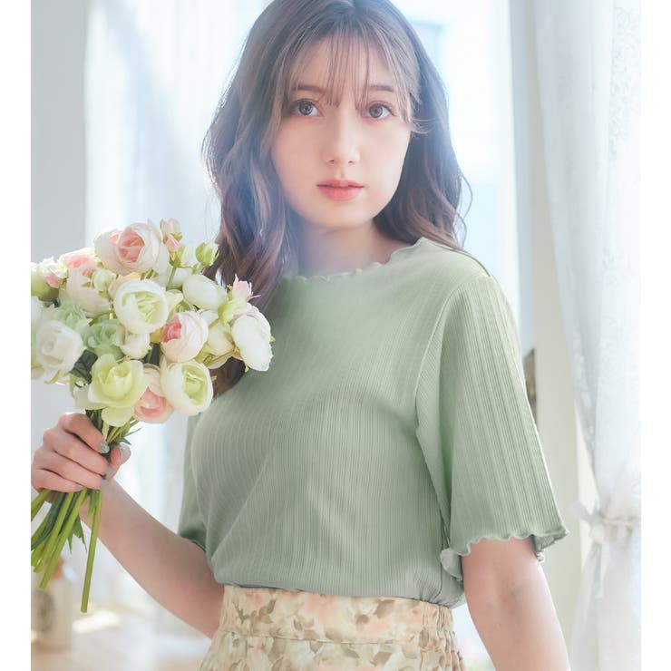 メロウ使いテレコリブＴシャツ | alotta | 詳細画像8 