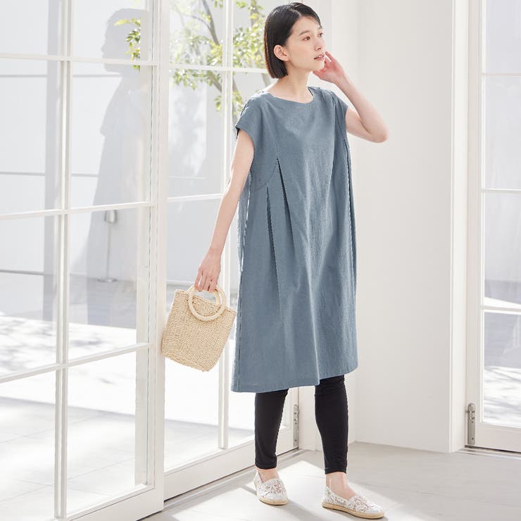 綿１００％タック使いワンピース（ショート | Viola e Viola | 詳細画像12 