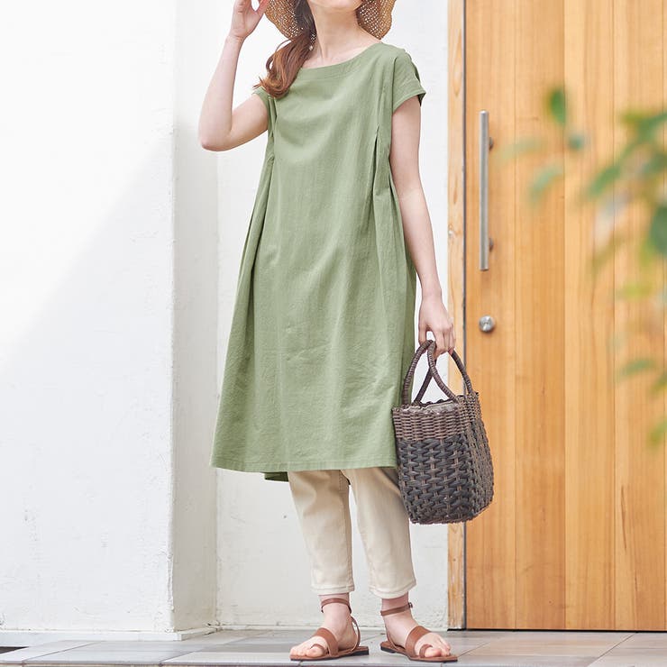 綿１００％タック使いワンピース（ショート | Viola e Viola | 詳細画像13 