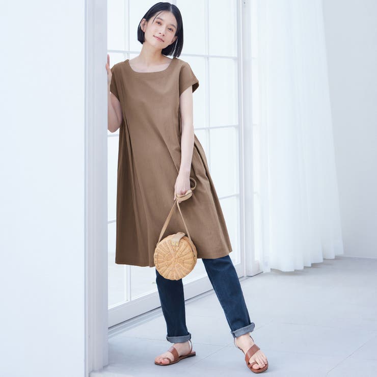 綿１００％タック使いワンピース（ショート | Viola e Viola | 詳細画像14 