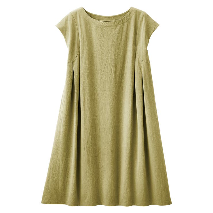 ライムイエロー | 綿１００％タック使いワンピース（ショート | Viola e Viola