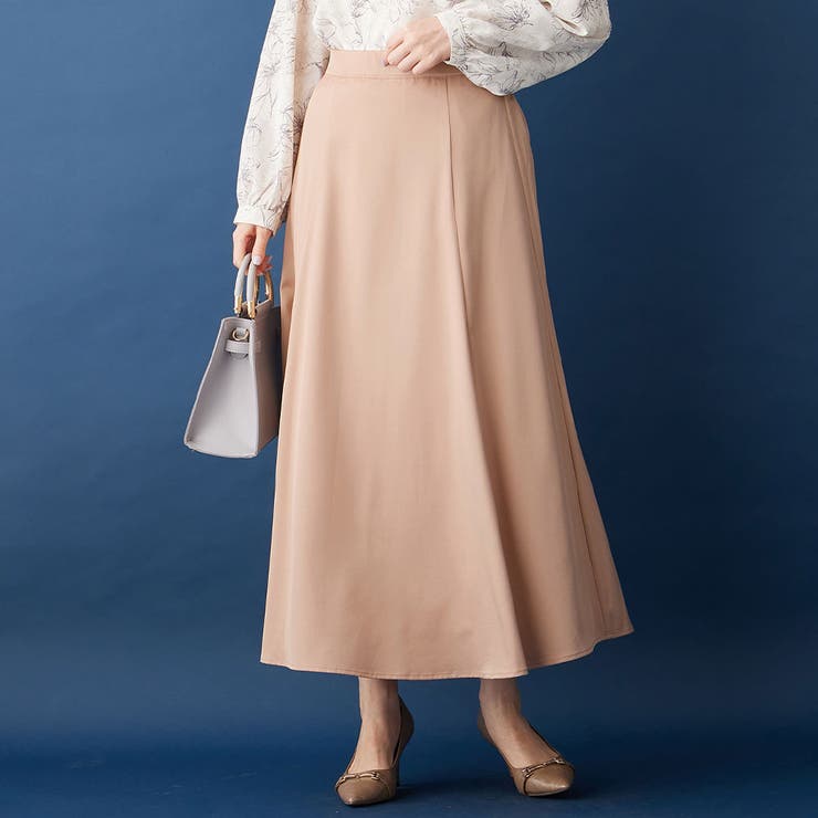 ピンクベージュ | 無地＆柄アソートフレアースカート     | alotta