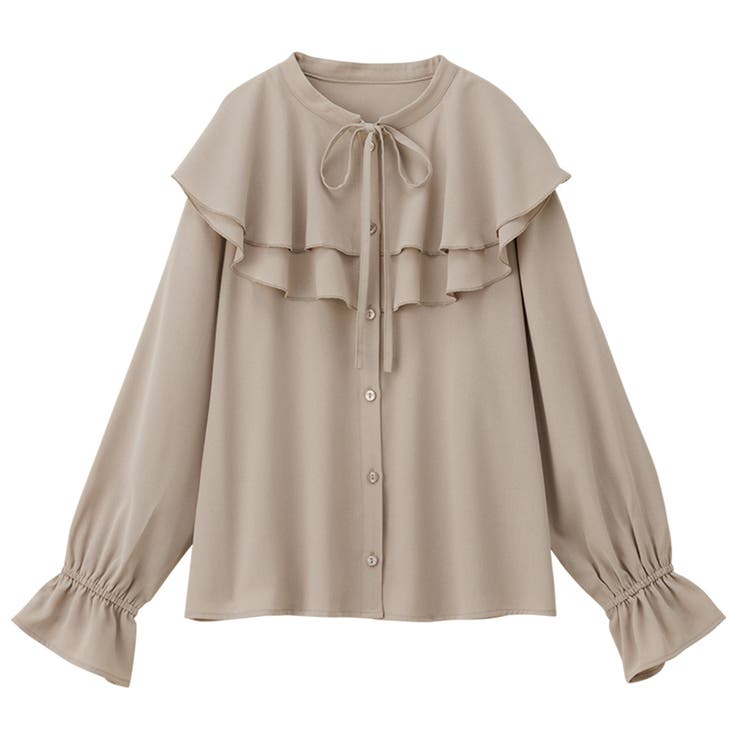 ラッフルカラーデザインブラウス      | alotta | 詳細画像9 