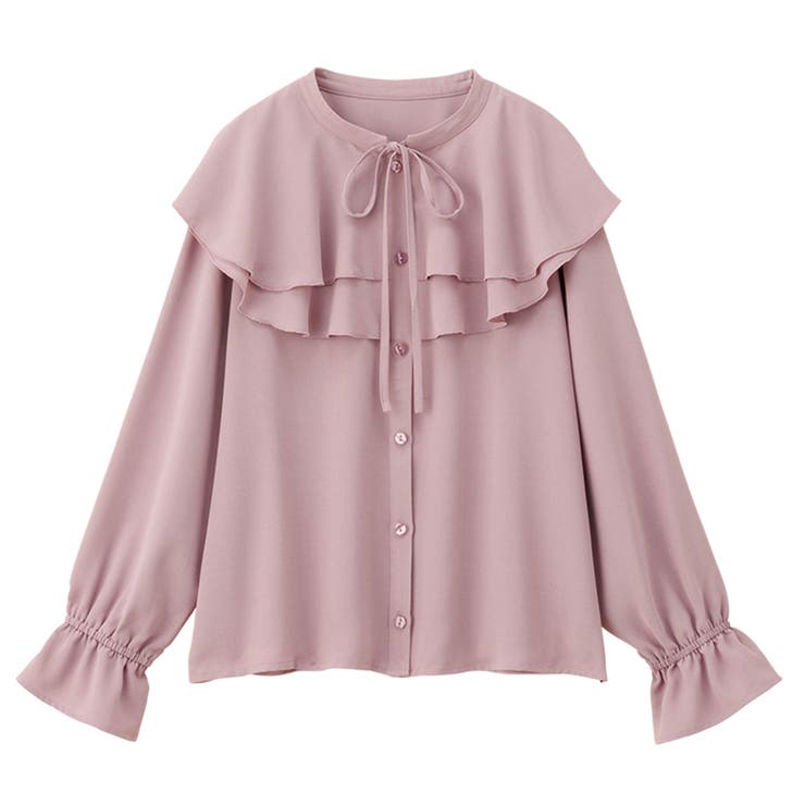 ラッフルカラーデザインブラウス      | alotta | 詳細画像7 