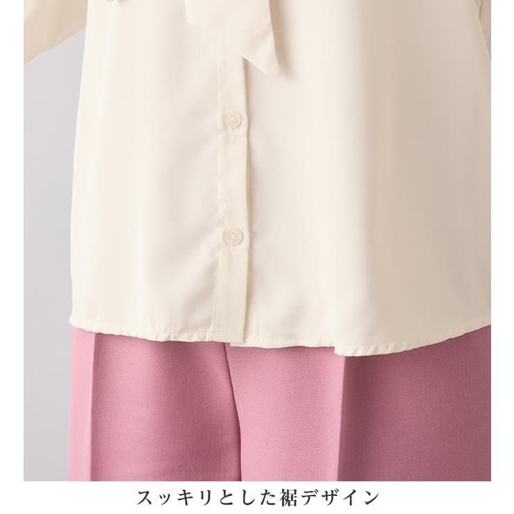 ボウタイデザインブラウス         | alotta | 詳細画像9 