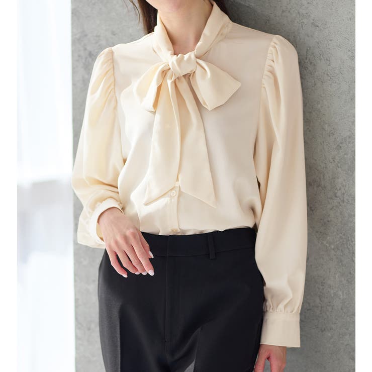 ボウタイデザインブラウス         | alotta | 詳細画像10 