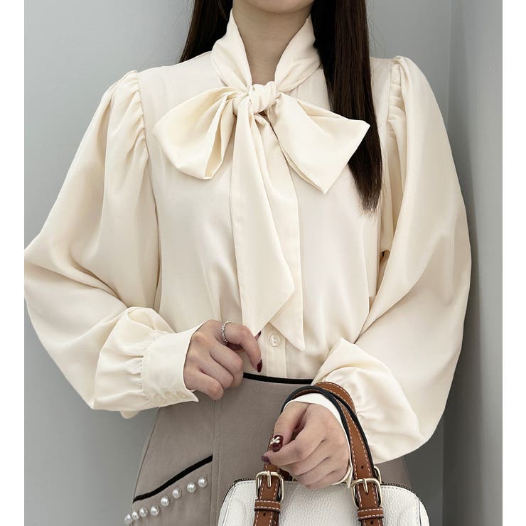 ボウタイデザインブラウス         | alotta | 詳細画像16 