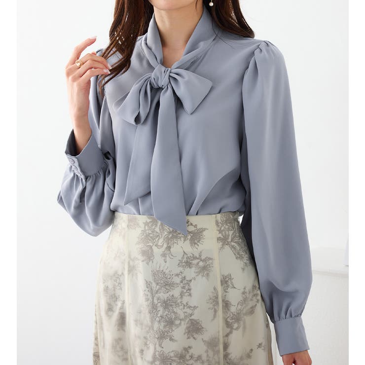 ボウタイデザインブラウス         | alotta | 詳細画像22 