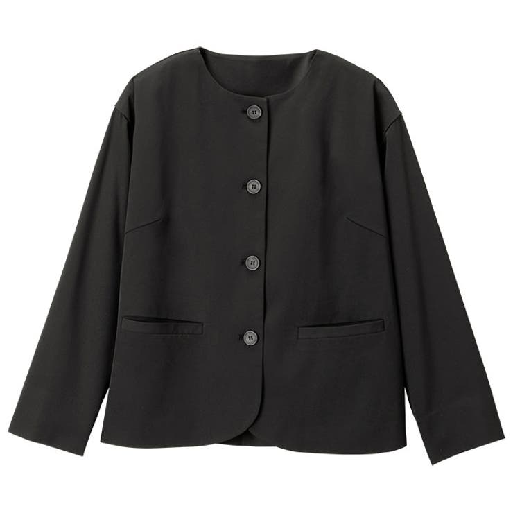 洗える！楽ちんノーカラージャケット | Viola e Viola | 詳細画像4 