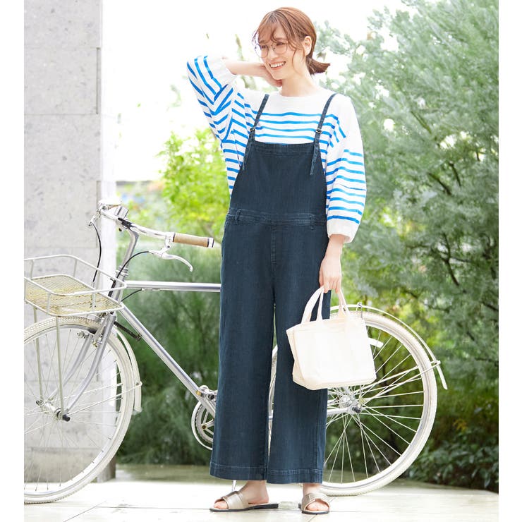 ゆるワイドデニムサロペット[品番：ATTW0007235]｜Viola e Viola