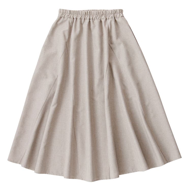 グレージュ | 麻調フレアーマキシ丈スカート | Viola e Viola