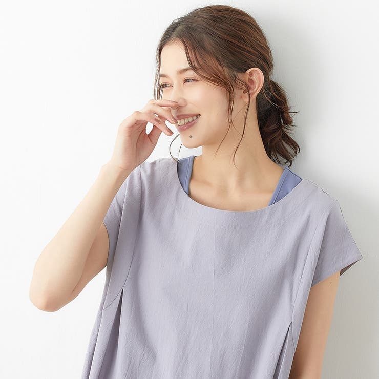 ブルー | 綿１００％タンクトップ | Viola e Viola