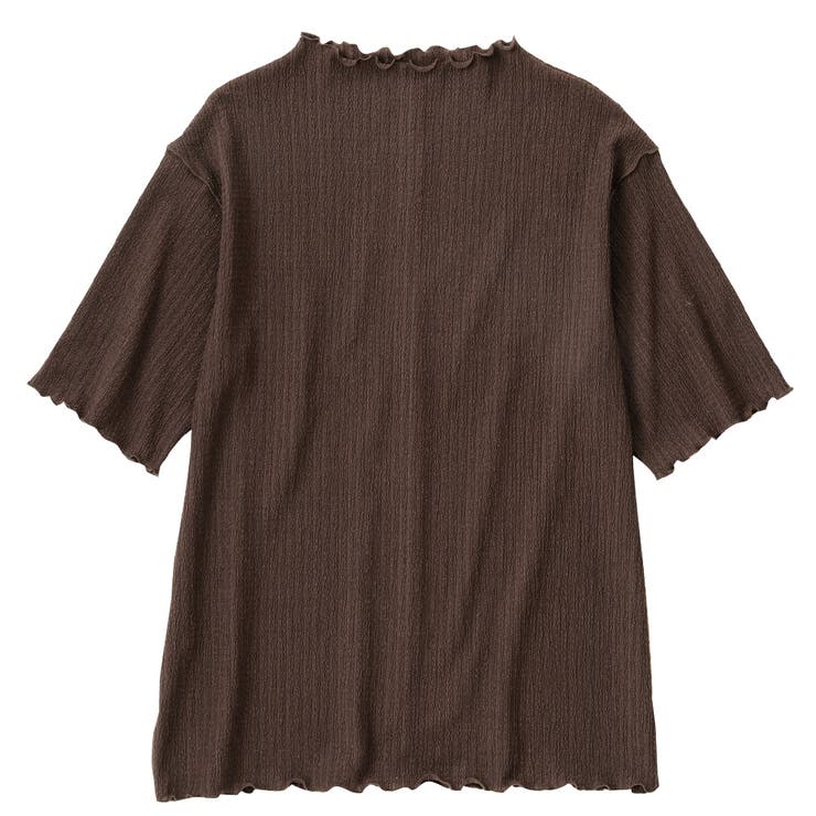 ブラウン | ふくれジャカードシアープルオーバー | Viola e Viola