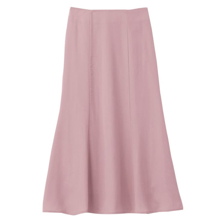 ラベンダーピンク | 麻調カラーマーメイドスカート | alotta