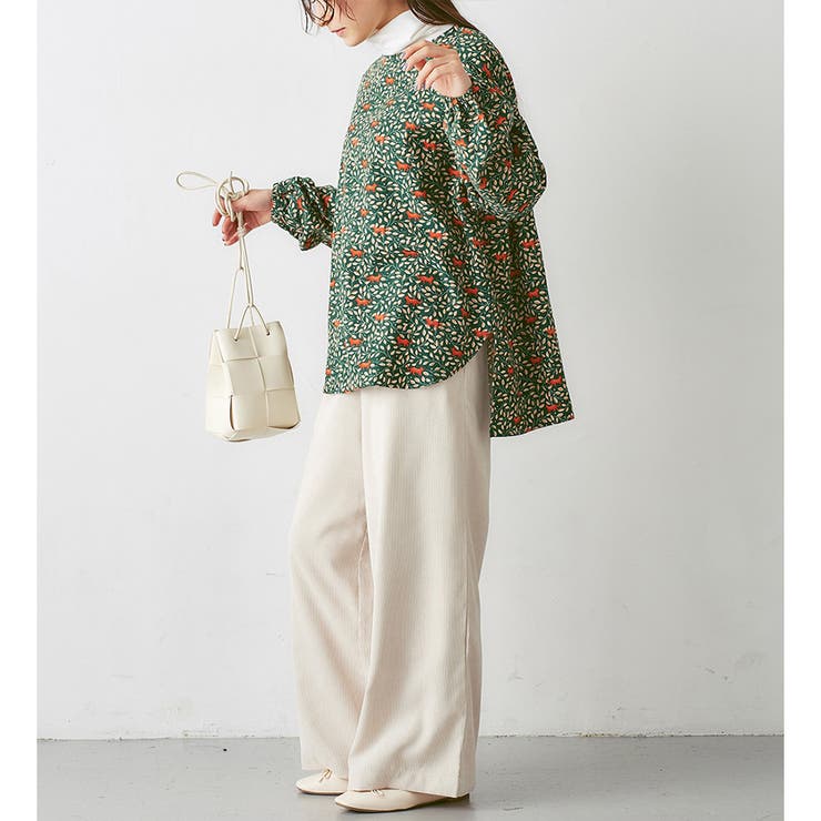 おさんぽ猫プリントブラウス | Viola e Viola | 詳細画像5 