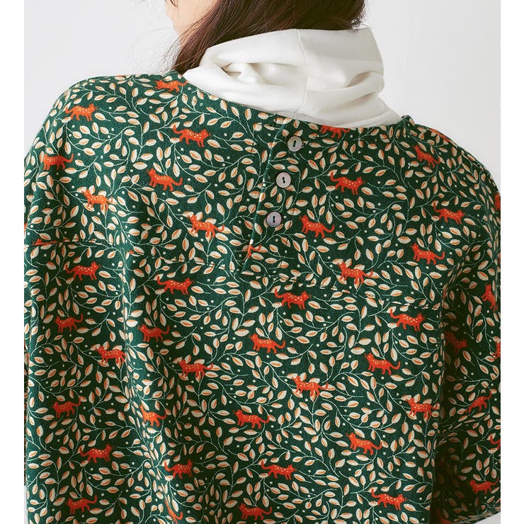 おさんぽ猫プリントブラウス | Viola e Viola | 詳細画像8 