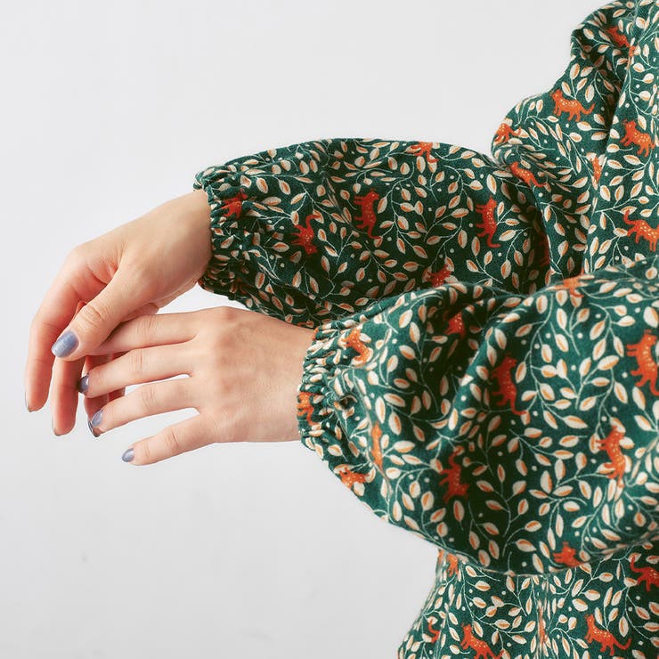 おさんぽ猫プリントブラウス | Viola e Viola | 詳細画像9 