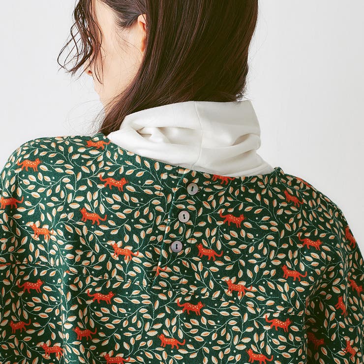 おさんぽ猫プリントブラウス | Viola e Viola | 詳細画像10 