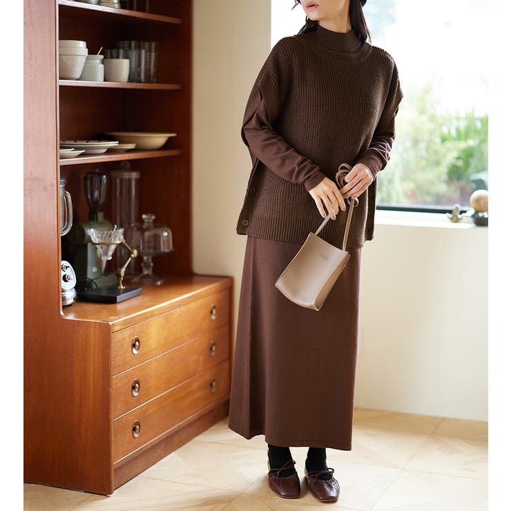 ボレロ＆ベストの２点セットニットワンピ | Viola e Viola | 詳細画像14 