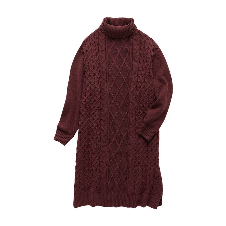 ふんわりケーブルニットワンピ | Viola e Viola | 詳細画像17 