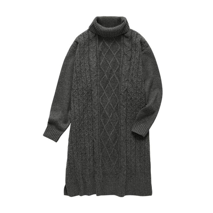 ふんわりケーブルニットワンピ | Viola e Viola | 詳細画像19 