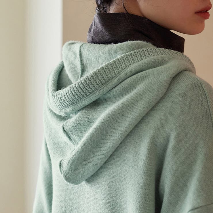 ニット風カットソーパーカーチュニック | Viola e Viola | 詳細画像10 