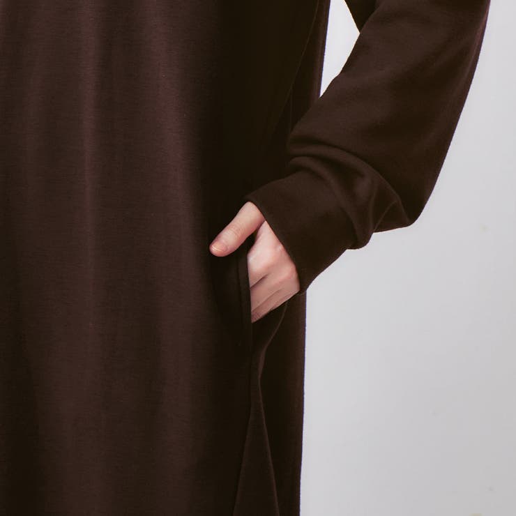 裏ファーマキシ丈ゆるパーカーワンピース | Viola e Viola | 詳細画像11 