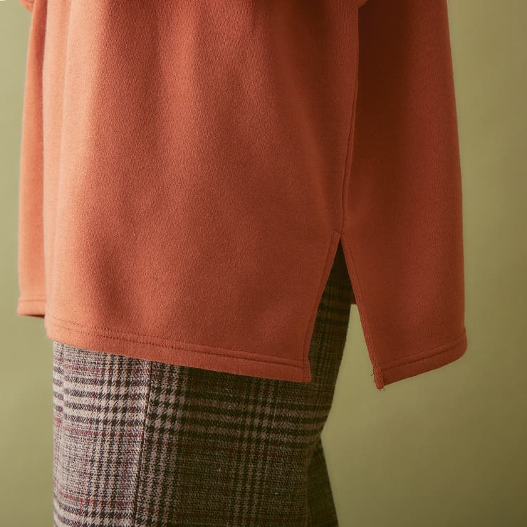 裏起毛深Ｖネックデザインチュニック | Viola e Viola | 詳細画像8 