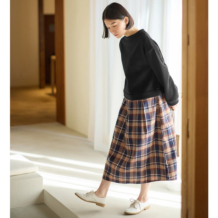 楽ちんコーデ裏起毛ドッキングワンピ | Viola e Viola | 詳細画像29 