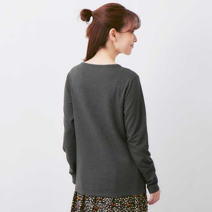 機能付もっちり裏起毛トップスクルーネック | Viola e Viola | 詳細画像7 