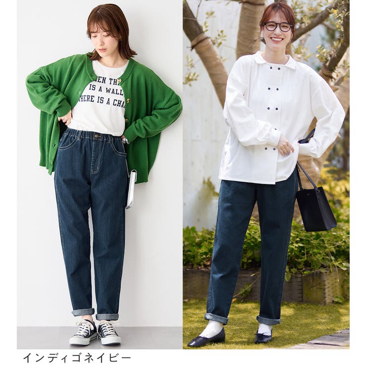 綿ストレッチゆとりシルエットレギンスパンツ | Viola e Viola | 詳細画像12 