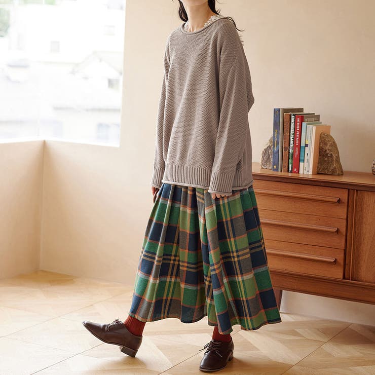 綿１００％鹿の子編みゆるニット | Viola e Viola | 詳細画像9 