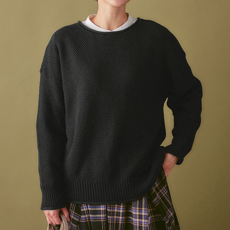 綿１００％鹿の子編みゆるニット | Viola e Viola | 詳細画像12 